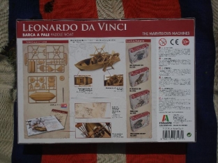 IT.3103  BARCA A PALE / PADDLE BOAT Leonardo da Vinci